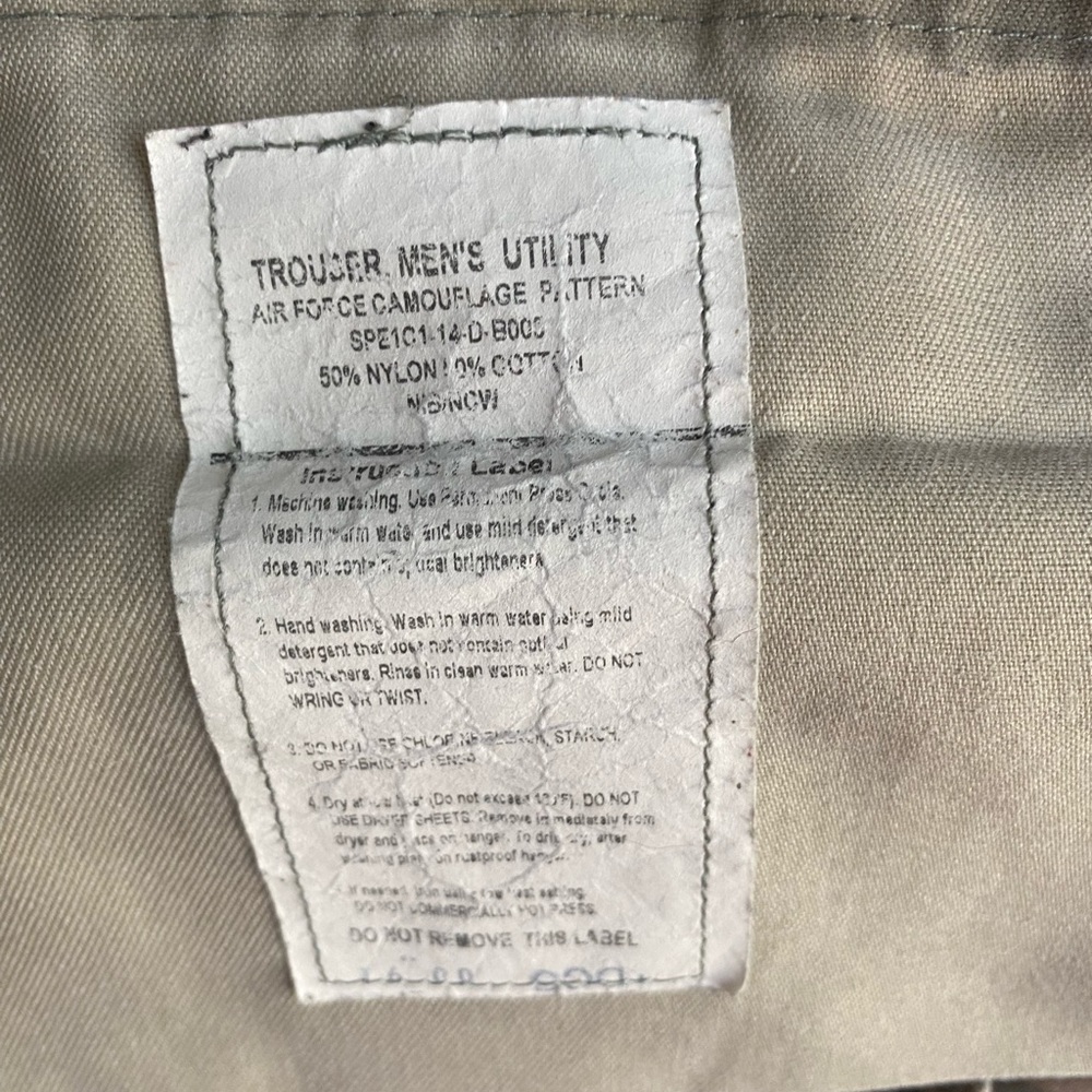 OCP’S Trouser Men Utility Air Force Camouflage Pattern - Picture 6 of 9